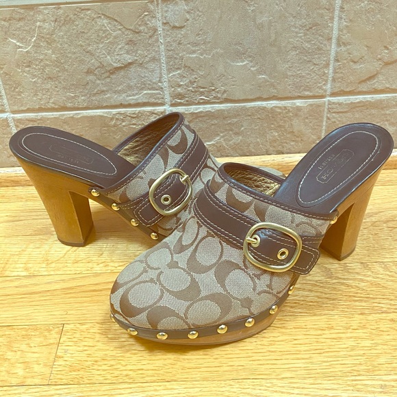 Coach Monogram Clogs - Picture 1 of 7